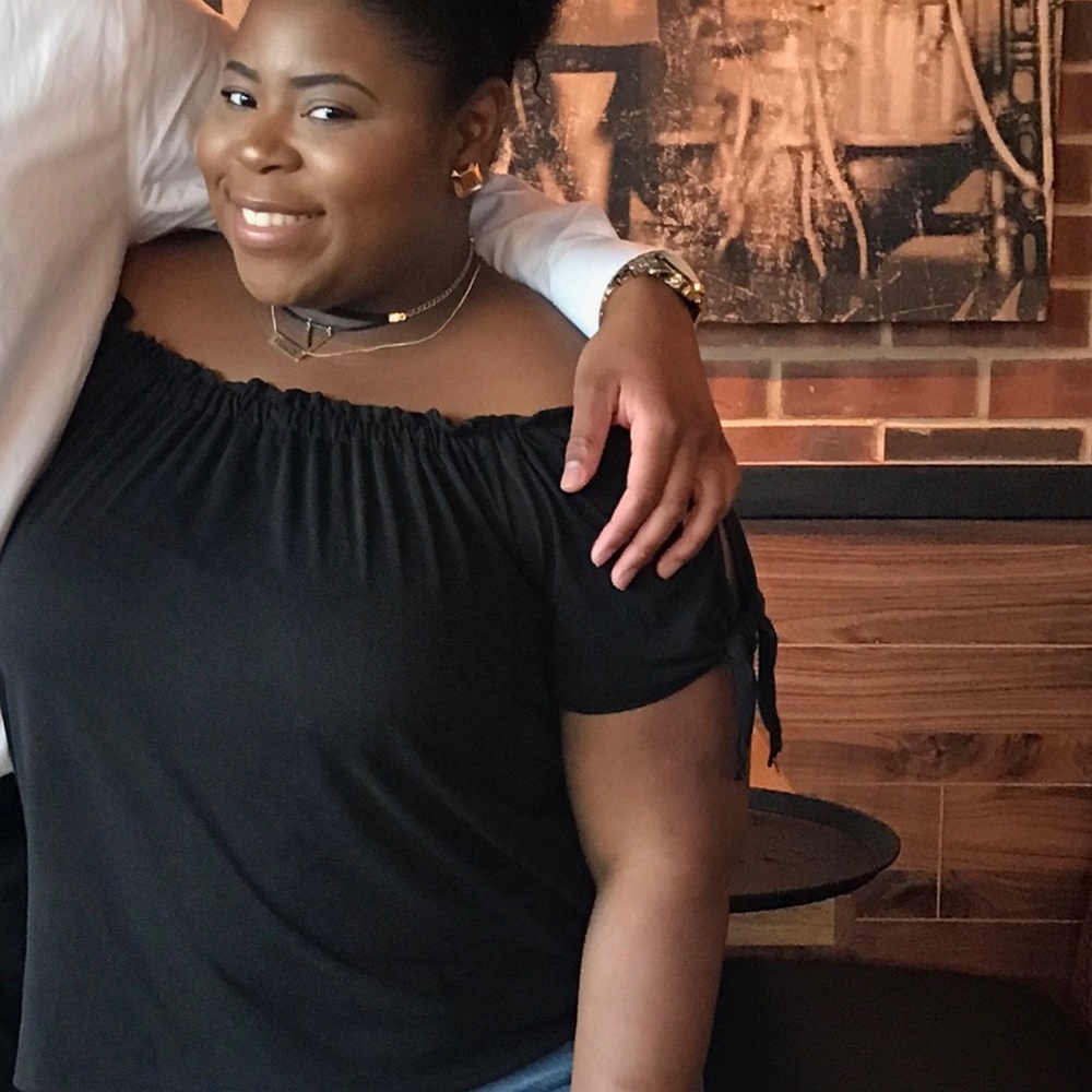 Off the shoulder shirt